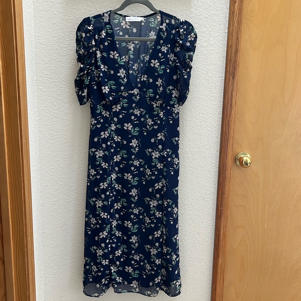 Sheer blue dress